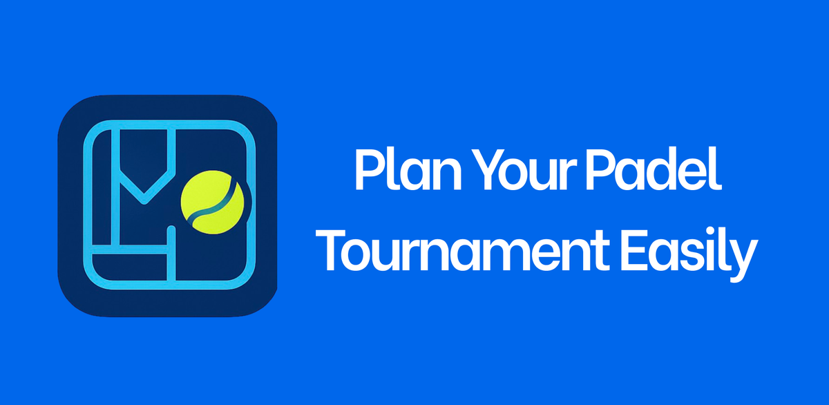 Plan Your Padel Tournament Easily
