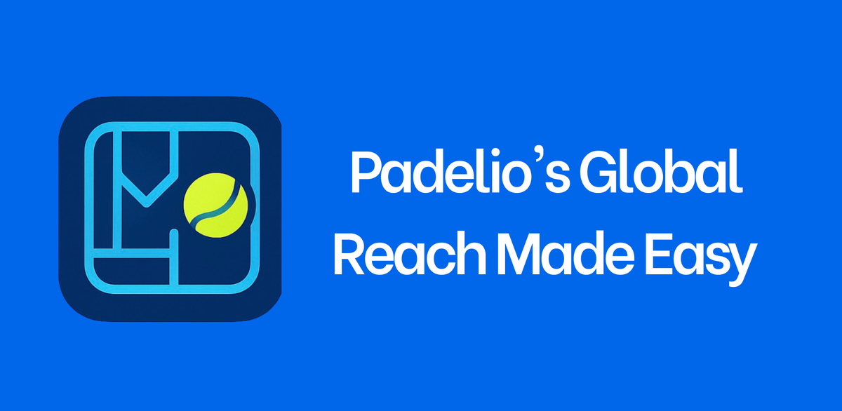 Padelio's Global Reach Made Easy