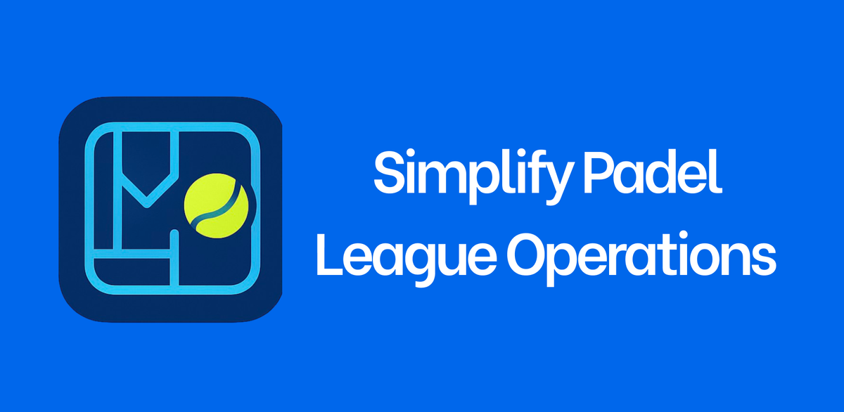 Simplify Padel League Operations