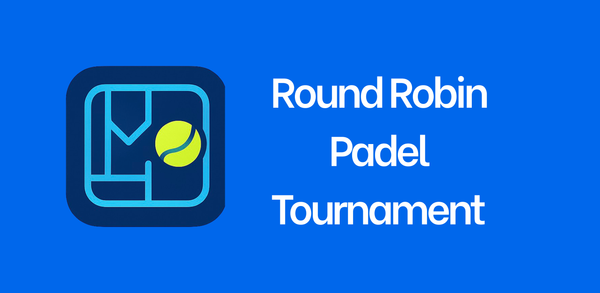 Round robin padel schedule and standings table at a club event