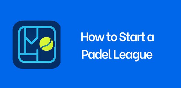 Club organizer setting up a padel league season with standings and schedule