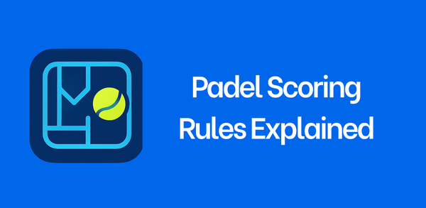 Padel scoreboard showing game and set scores during a match